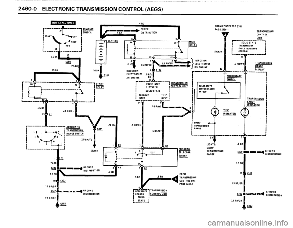 BMW 635csi 1988 E24 Electrical Troubleshooting Manual 
