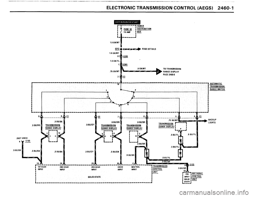 BMW 635csi 1988 E24 Electrical Troubleshooting Manual 
