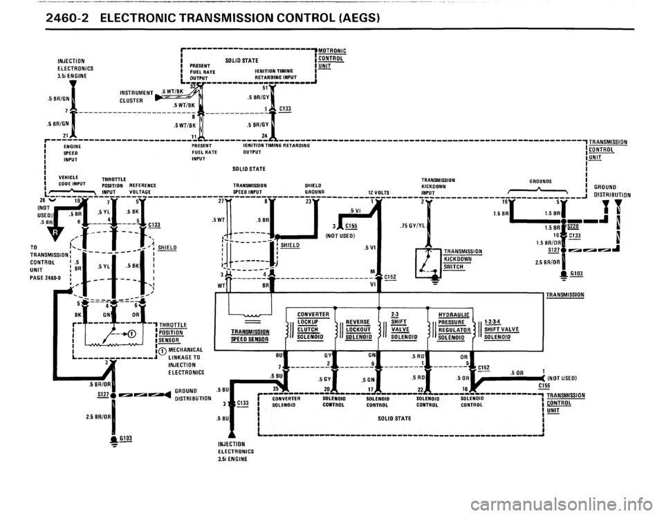 BMW 635csi 1988 E24 Electrical Troubleshooting Manual 