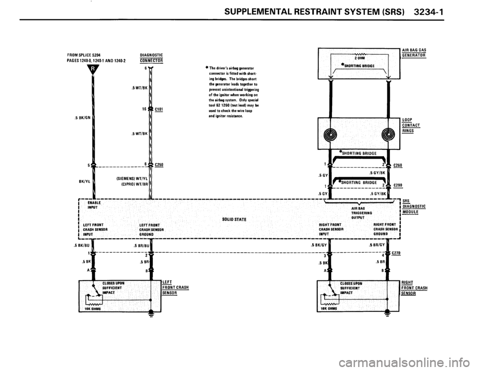 BMW 635csi 1988 E24 Electrical Troubleshooting Manual 