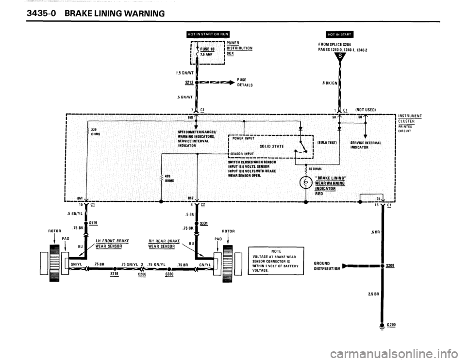 BMW 635csi 1988 E24 Electrical Troubleshooting Manual 