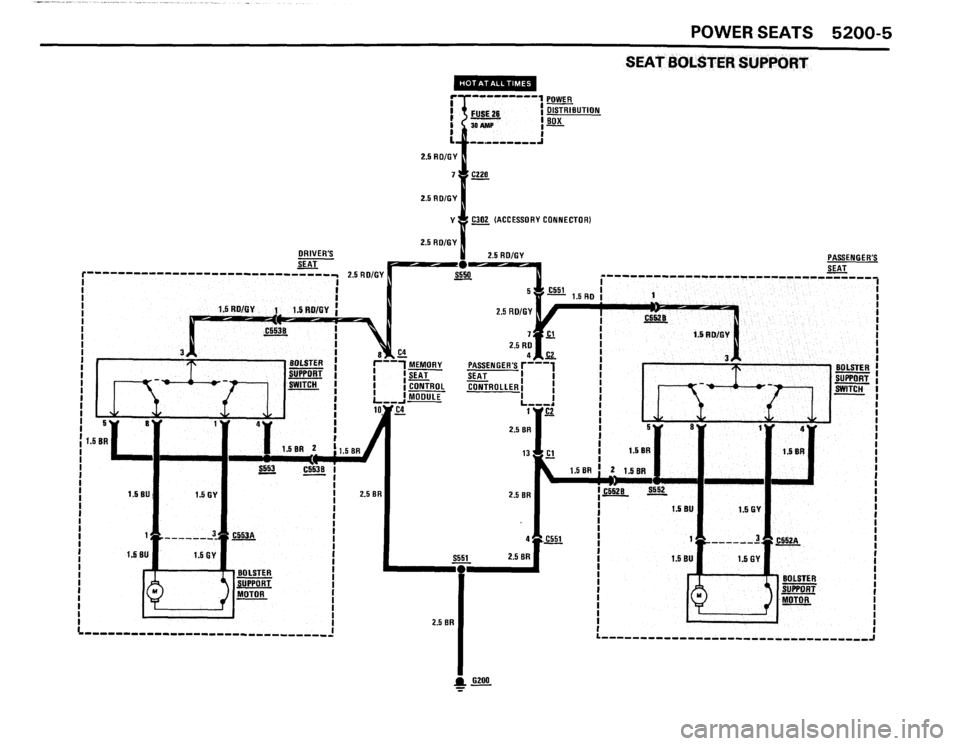 BMW 635csi 1988 E24 Electrical Troubleshooting Manual 