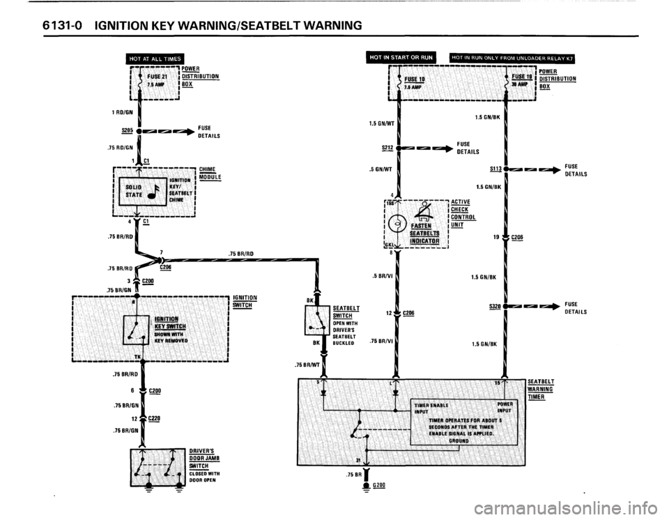 BMW 635csi 1988 E24 Electrical Troubleshooting Manual 