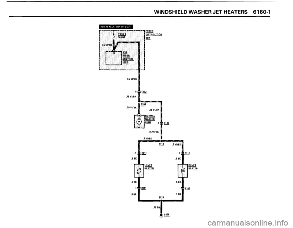 BMW 635csi 1988 E24 Electrical Troubleshooting Manual 