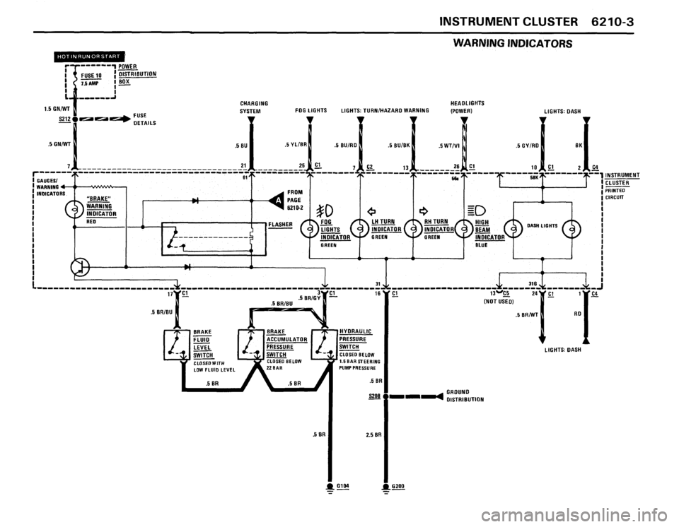 BMW 635csi 1988 E24 Electrical Troubleshooting Manual 