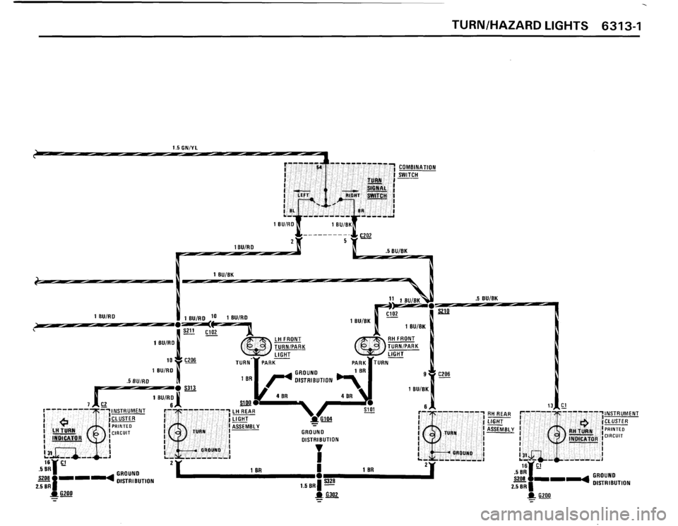 BMW 635csi 1989 E24 Electrical Troubleshooting Manual 