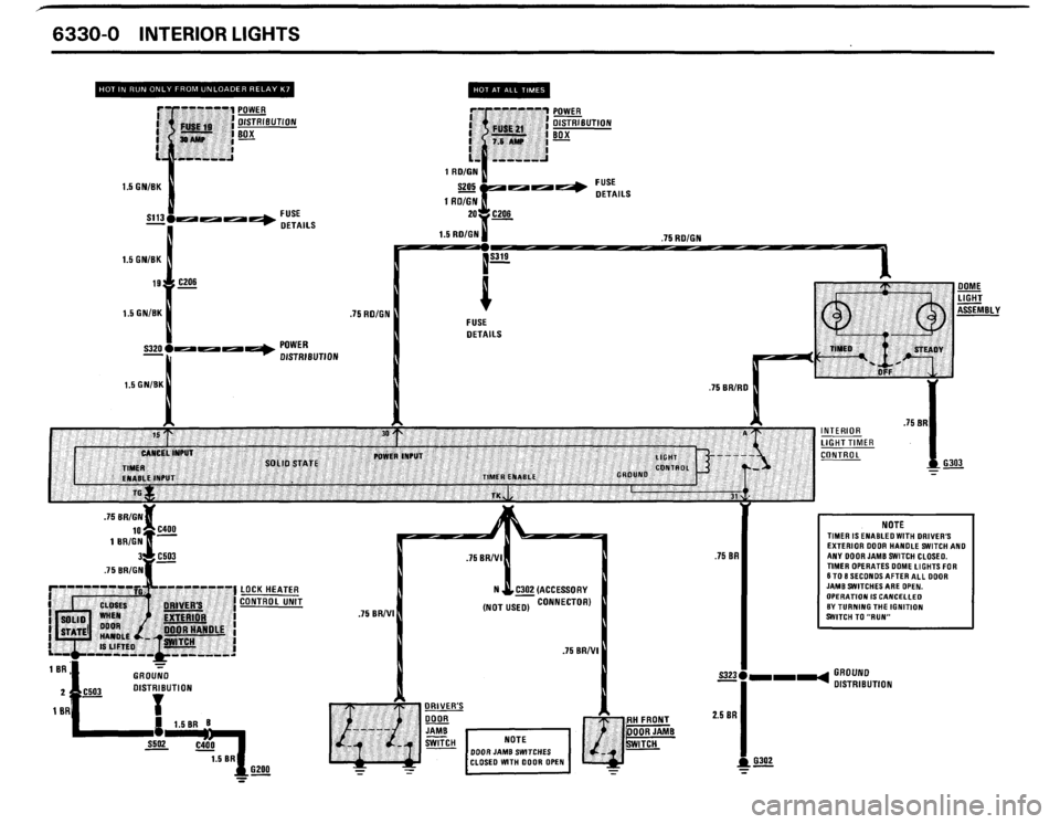 BMW 635csi 1989 E24 Electrical Troubleshooting Manual 
