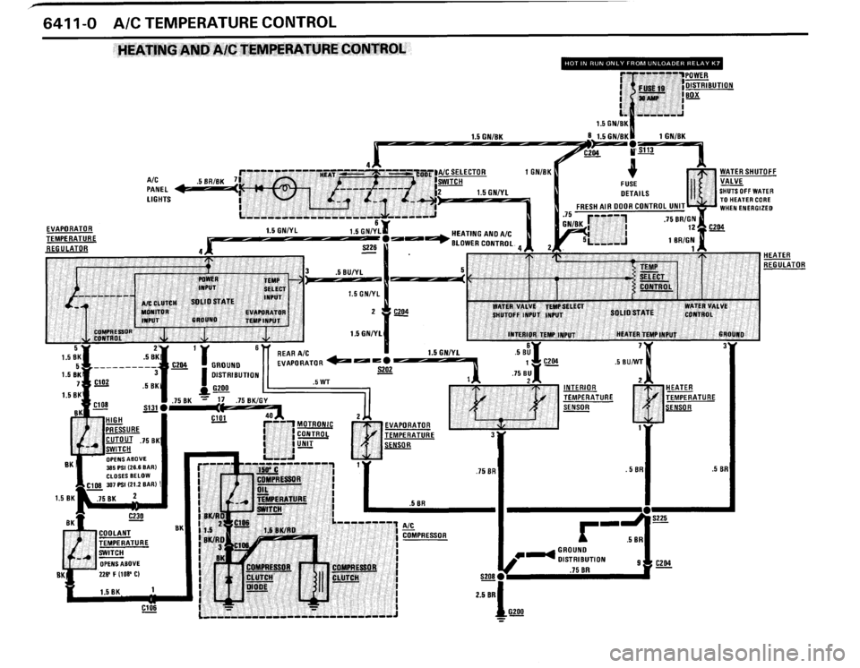 BMW 635csi 1989 E24 Electrical Troubleshooting Manual 