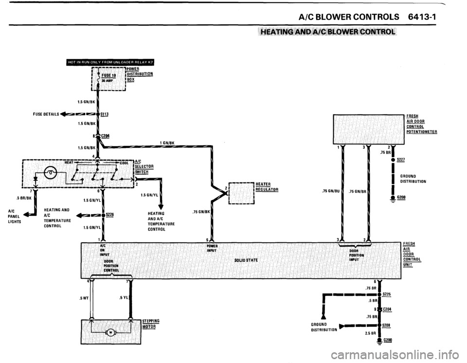 BMW 635csi 1989 E24 Electrical Troubleshooting Manual 