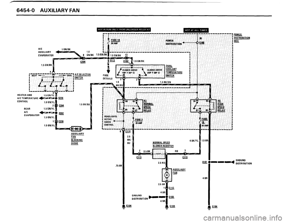 BMW 635csi 1989 E24 Electrical Troubleshooting Manual 