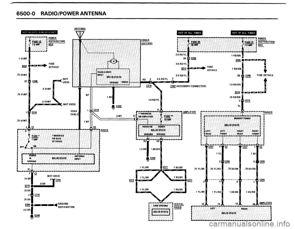 BMW 635csi 1989 E24 Electrical Troubleshooting Manual 