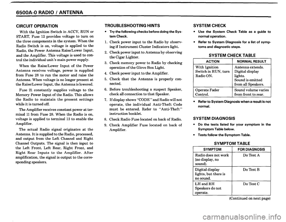 BMW 635csi 1989 E24 Electrical Troubleshooting Manual 