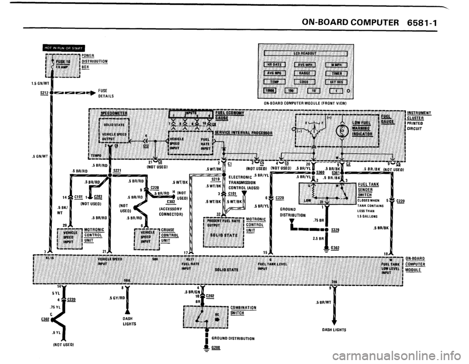 BMW 635csi 1989 E24 Electrical Troubleshooting Manual 