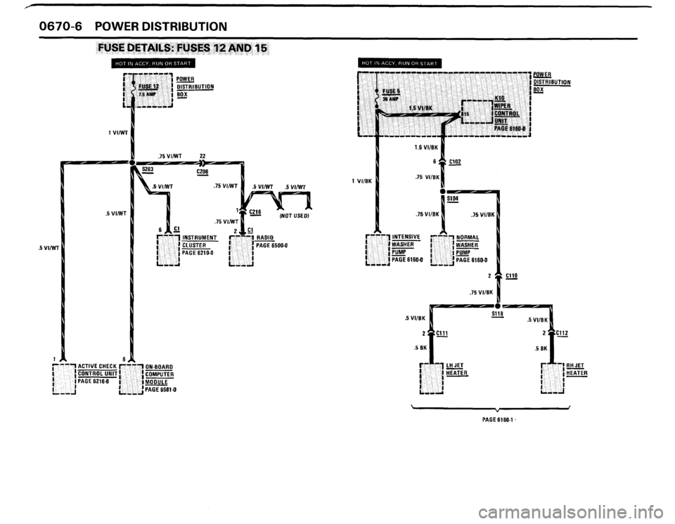 BMW 635csi 1989 E24 Electrical Troubleshooting Manual 