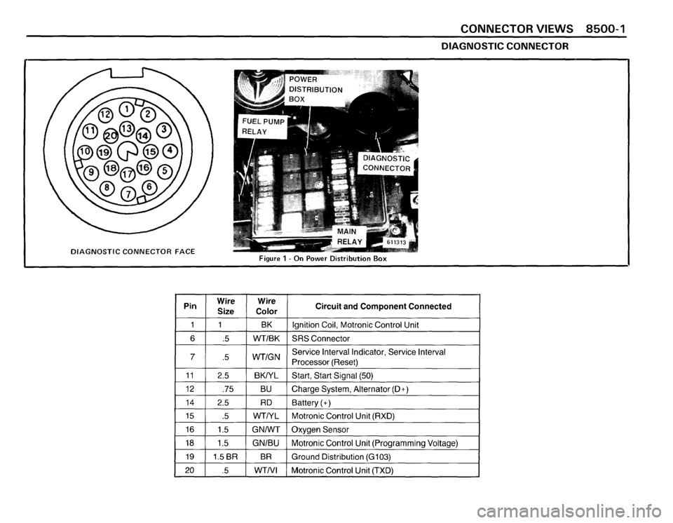 BMW 635csi 1989 E24 Electrical Troubleshooting Manual 