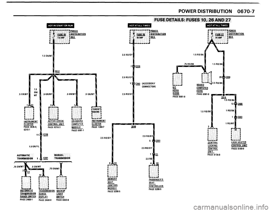 BMW 635csi 1989 E24 Electrical Troubleshooting Manual 
