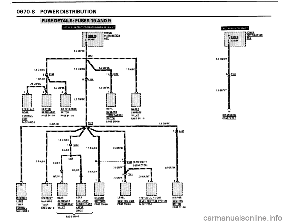 BMW 635csi 1989 E24 Electrical Troubleshooting Manual 
