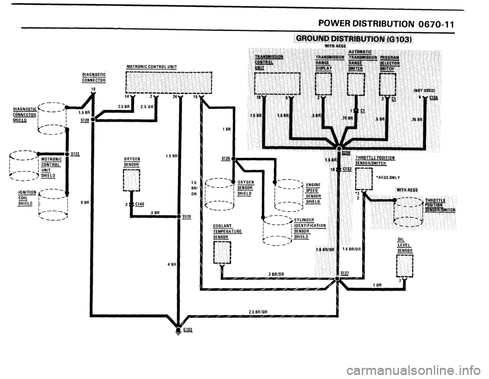 BMW 635csi 1989 E24 Electrical Troubleshooting Manual 