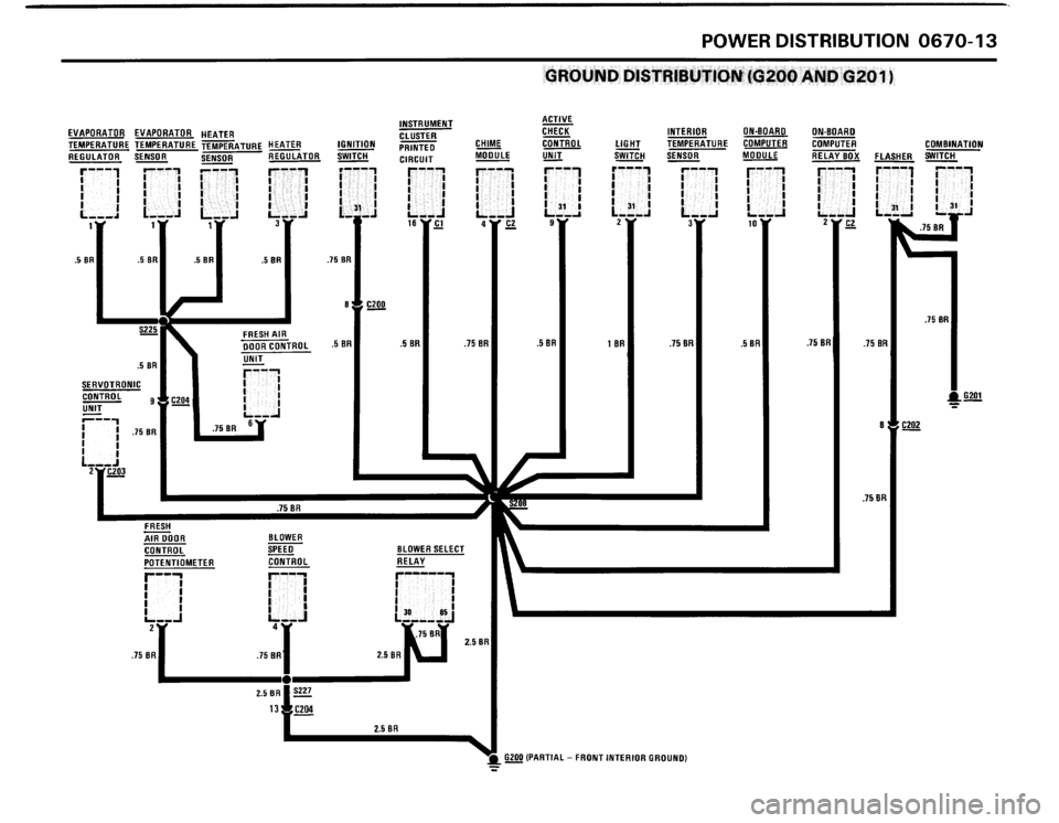 BMW 635csi 1989 E24 Electrical Troubleshooting Manual 