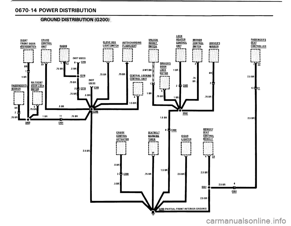 BMW 635csi 1989 E24 Electrical Troubleshooting Manual 