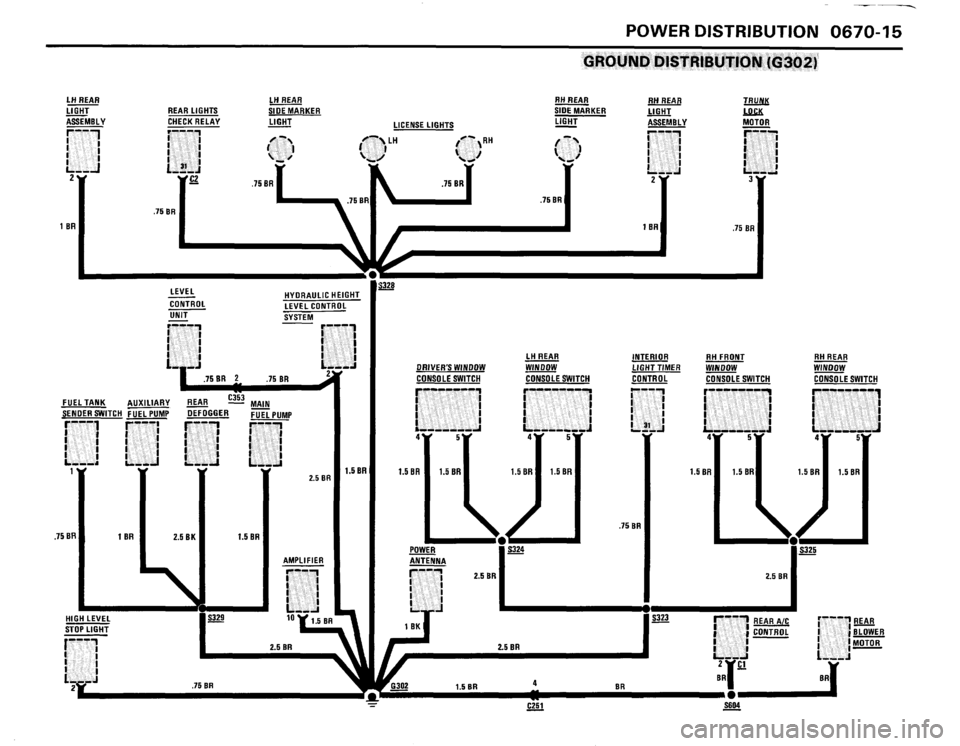 BMW 635csi 1989 E24 Electrical Troubleshooting Manual 