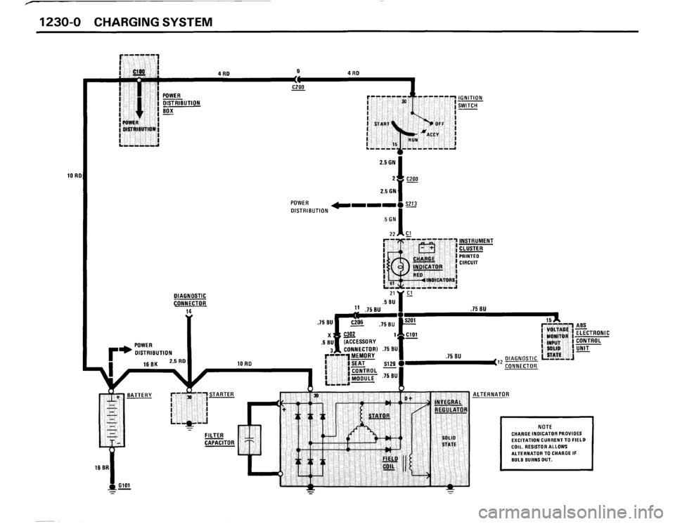 BMW 635csi 1989 E24 Electrical Troubleshooting Manual 