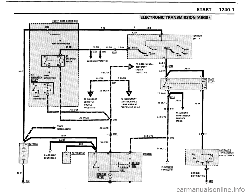 BMW 635csi 1989 E24 Electrical Troubleshooting Manual 