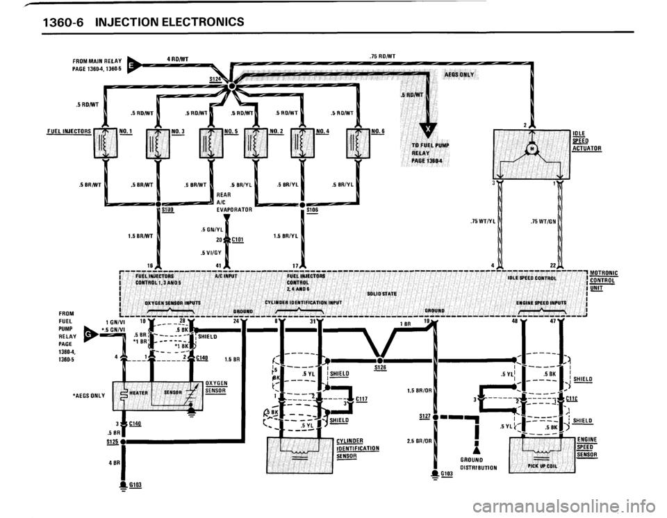 BMW 635csi 1989 E24 Electrical Troubleshooting Manual 