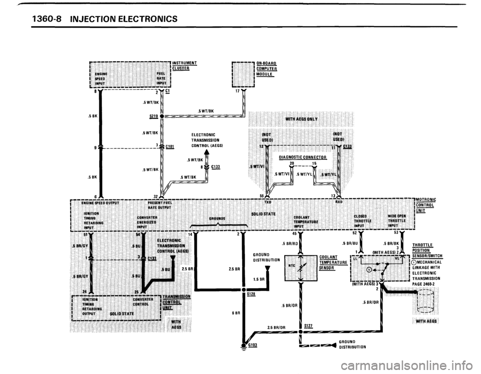 BMW 635csi 1989 E24 Electrical Troubleshooting Manual 