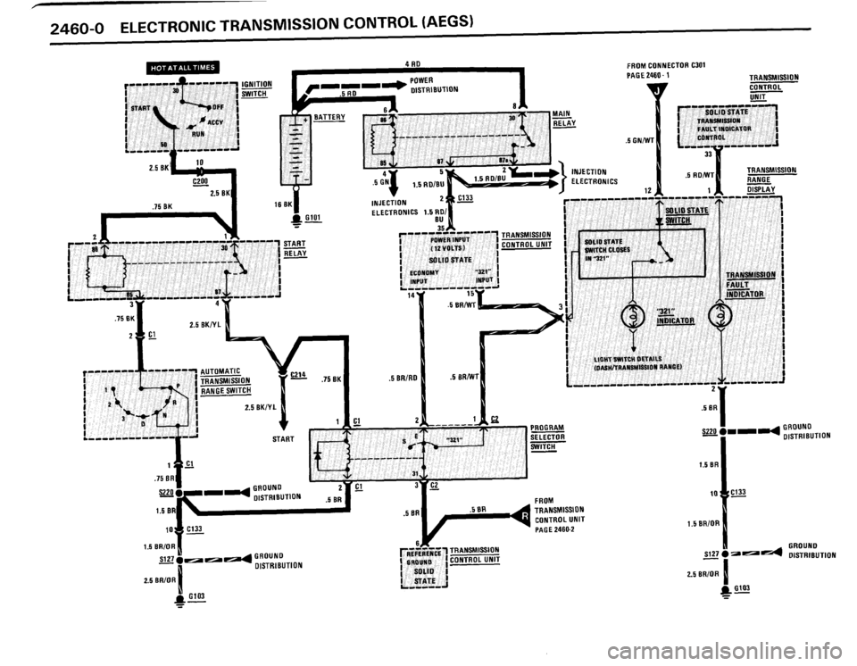 BMW 635csi 1989 E24 Electrical Troubleshooting Manual 