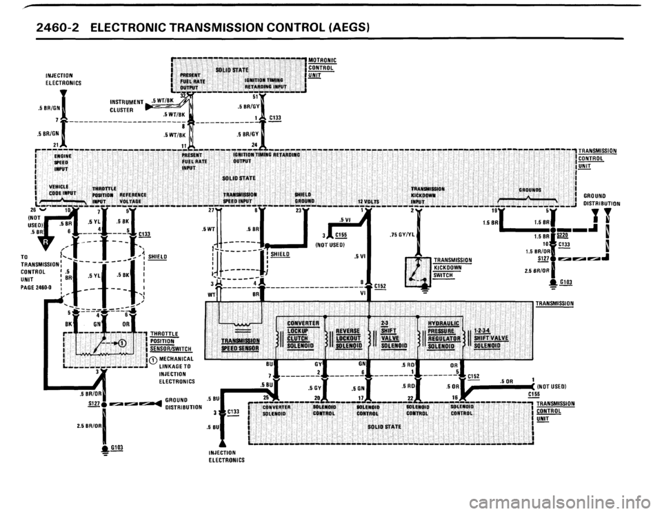 BMW 635csi 1989 E24 Electrical Troubleshooting Manual 