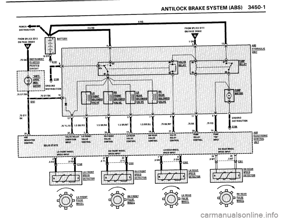 BMW 635csi 1989 E24 Electrical Troubleshooting Manual 