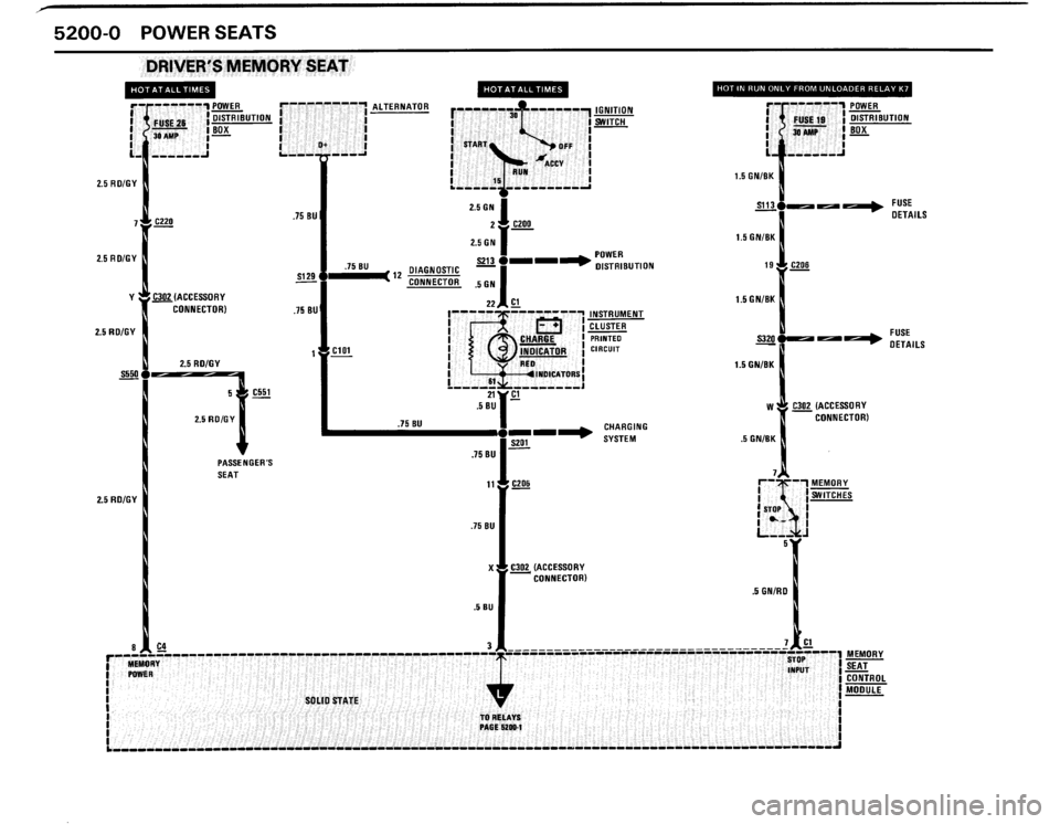 BMW 635csi 1989 E24 Electrical Troubleshooting Manual 