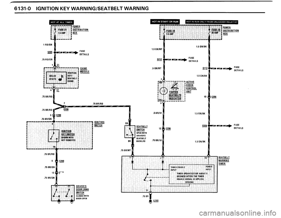BMW 635csi 1989 E24 Electrical Troubleshooting Manual 