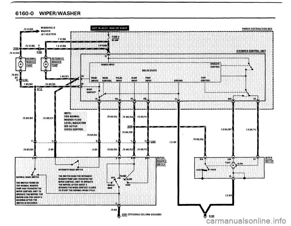 BMW 635csi 1989 E24 Electrical Troubleshooting Manual 