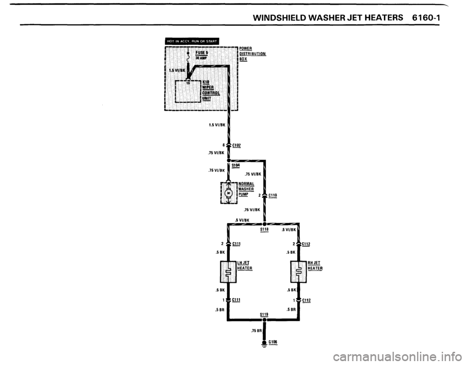 BMW 635csi 1989 E24 Electrical Troubleshooting Manual 