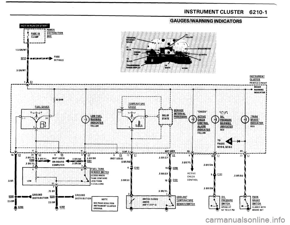 BMW 635csi 1989 E24 Electrical Troubleshooting Manual 