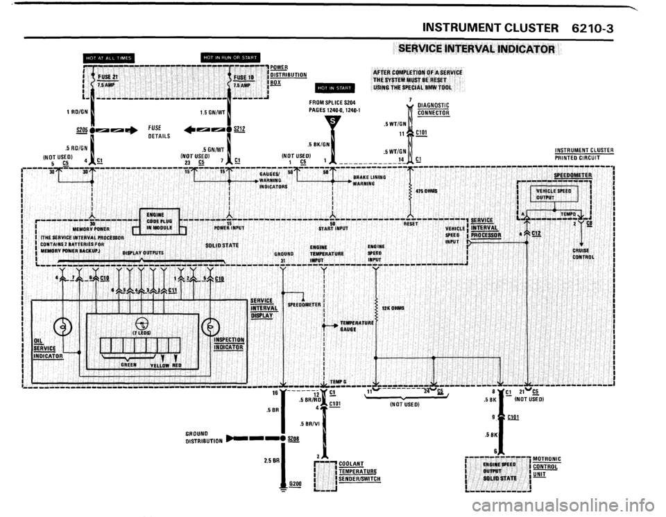 BMW 635csi 1989 E24 Electrical Troubleshooting Manual 