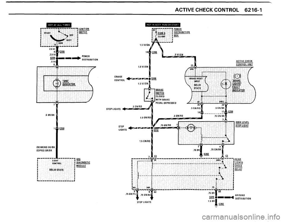 BMW 635csi 1989 E24 Electrical Troubleshooting Manual 