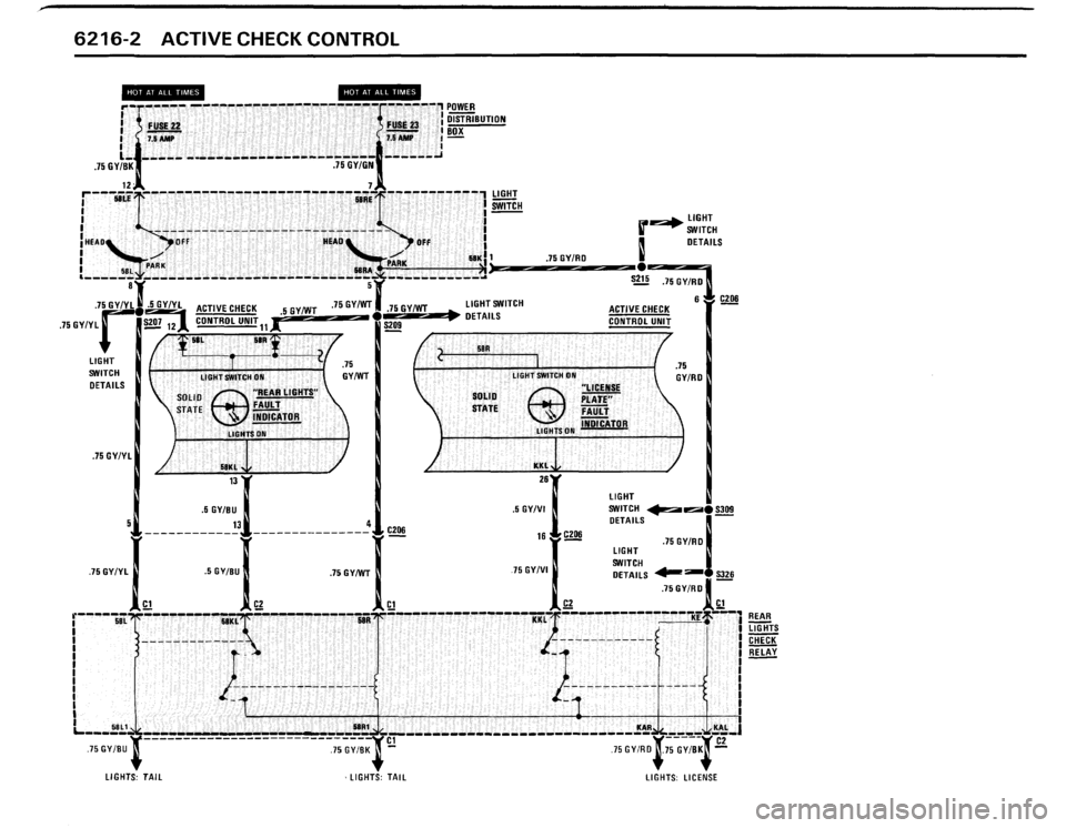 BMW 635csi 1989 E24 Electrical Troubleshooting Manual 