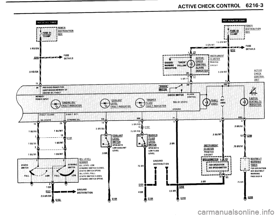 BMW 635csi 1989 E24 Electrical Troubleshooting Manual 