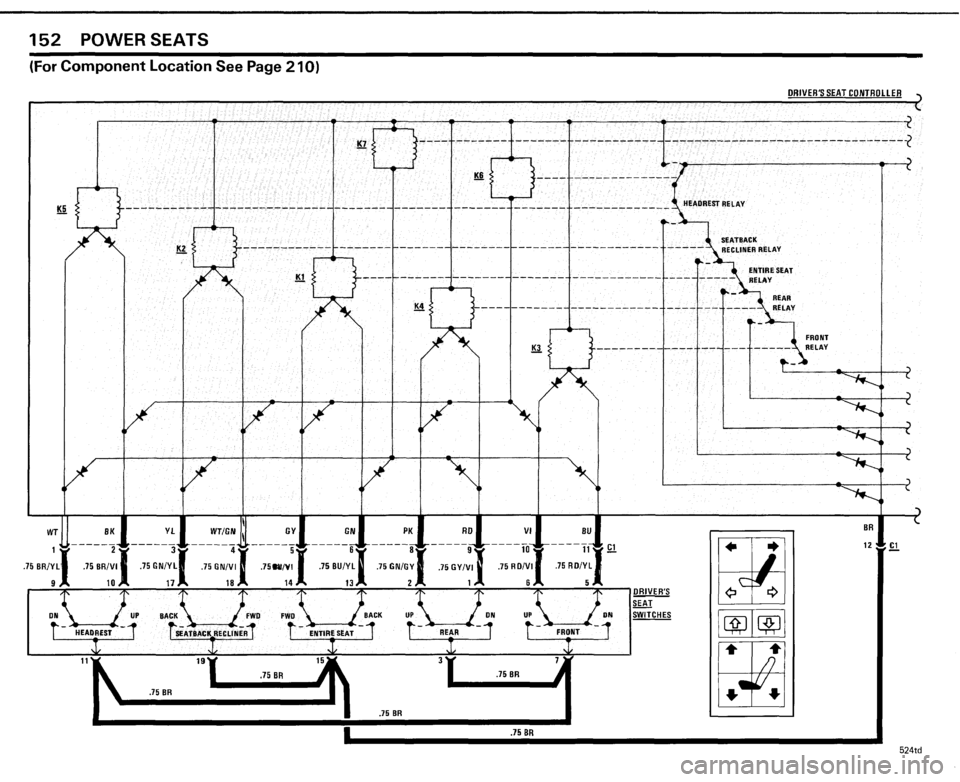 BMW 524TD 1985 E28 Electrical Troubleshooting Manual 