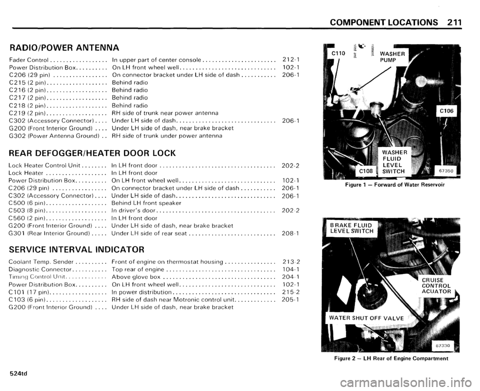 BMW 524TD 1985 E28 Electrical Troubleshooting Manual 