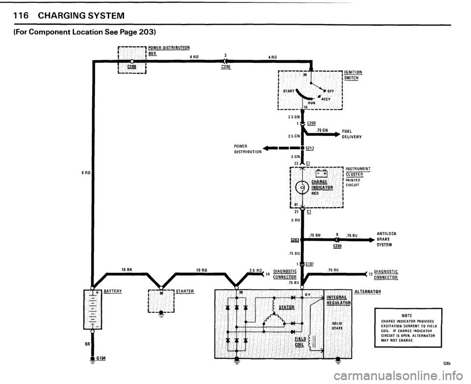 BMW 535i 1985 E28 Electrical Troubleshooting Manual 