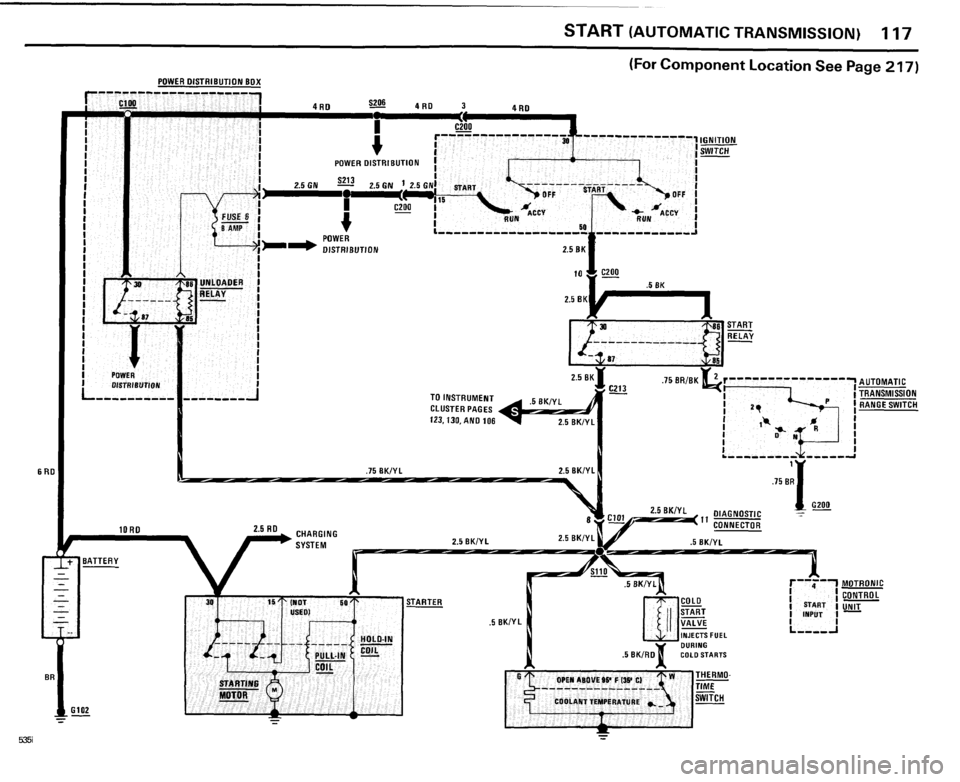 BMW 535i 1985 E28 Electrical Troubleshooting Manual 
