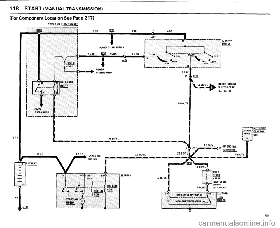 BMW 535i 1985 E28 Electrical Troubleshooting Manual 
