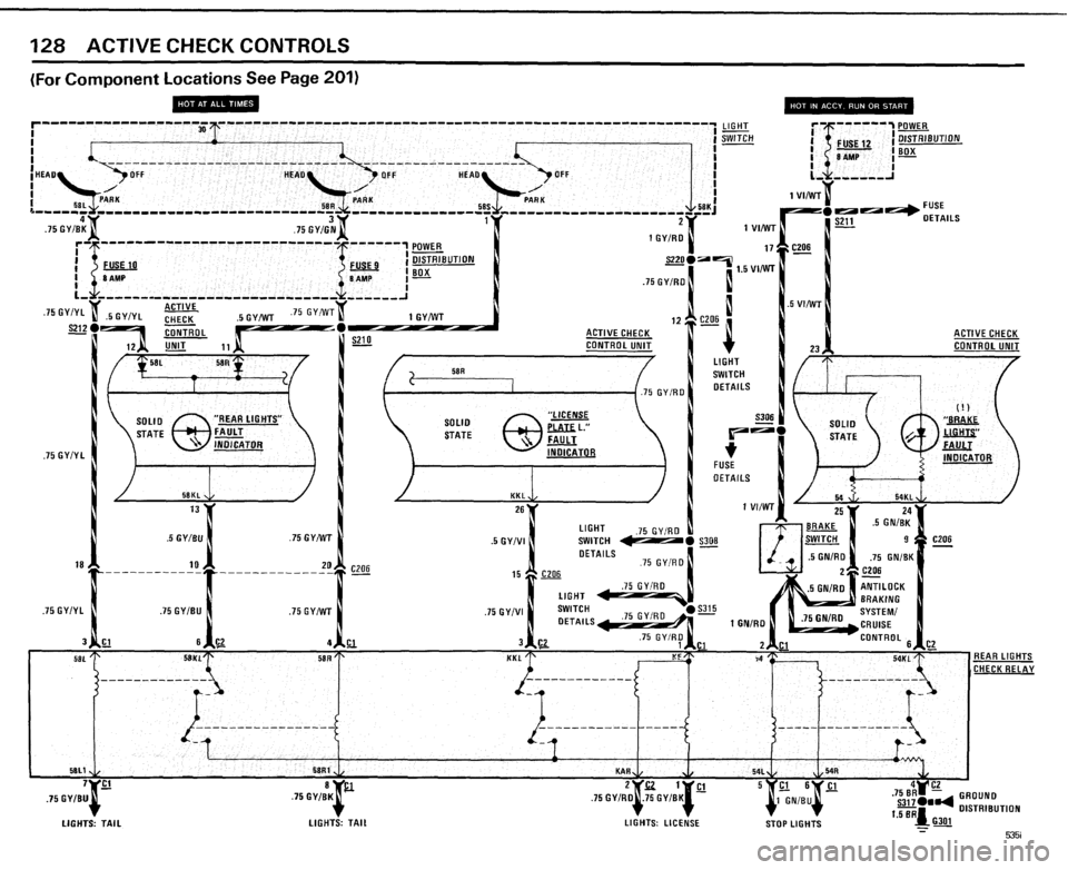 BMW 535i 1985 E28 Electrical Troubleshooting Manual 