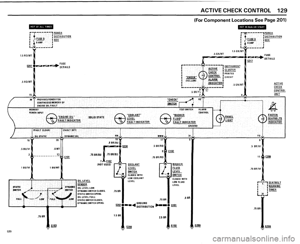 BMW 535i 1985 E28 Electrical Troubleshooting Manual 