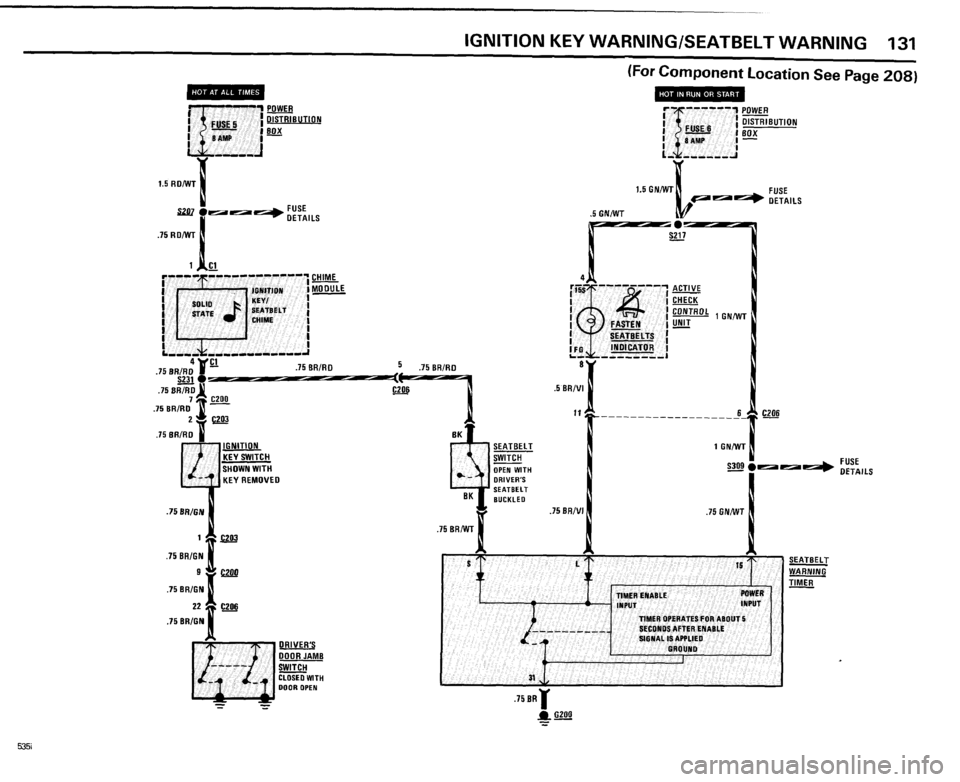 BMW 535i 1985 E28 Electrical Troubleshooting Manual 