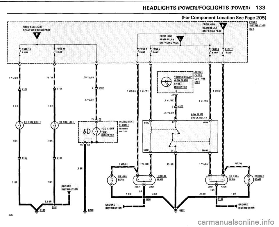 BMW 535i 1985 E28 Electrical Troubleshooting Manual 
